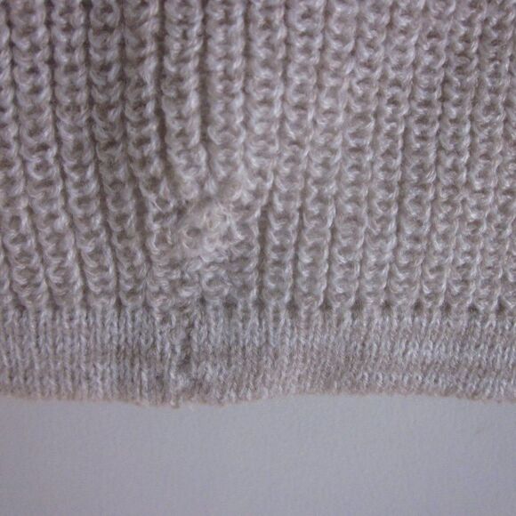 Isolde Womens Fall Knit Cowlneck Oversized Beige Knit Sweater Size  S / M - Picture 15 of 15